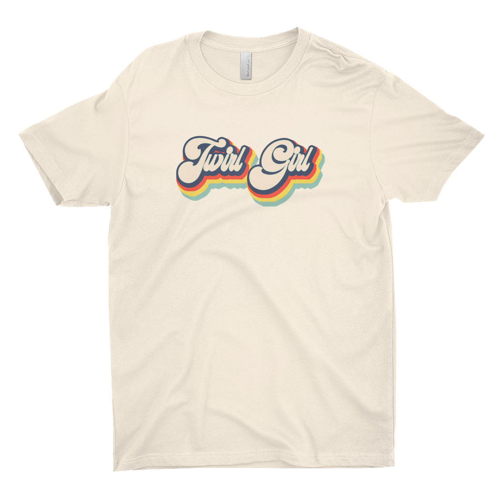 Retro Twirl Girl Tee - Adult
