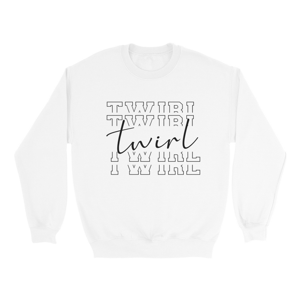 Twirl Twirl Twirl Crewneck Sweatshirt - Adult