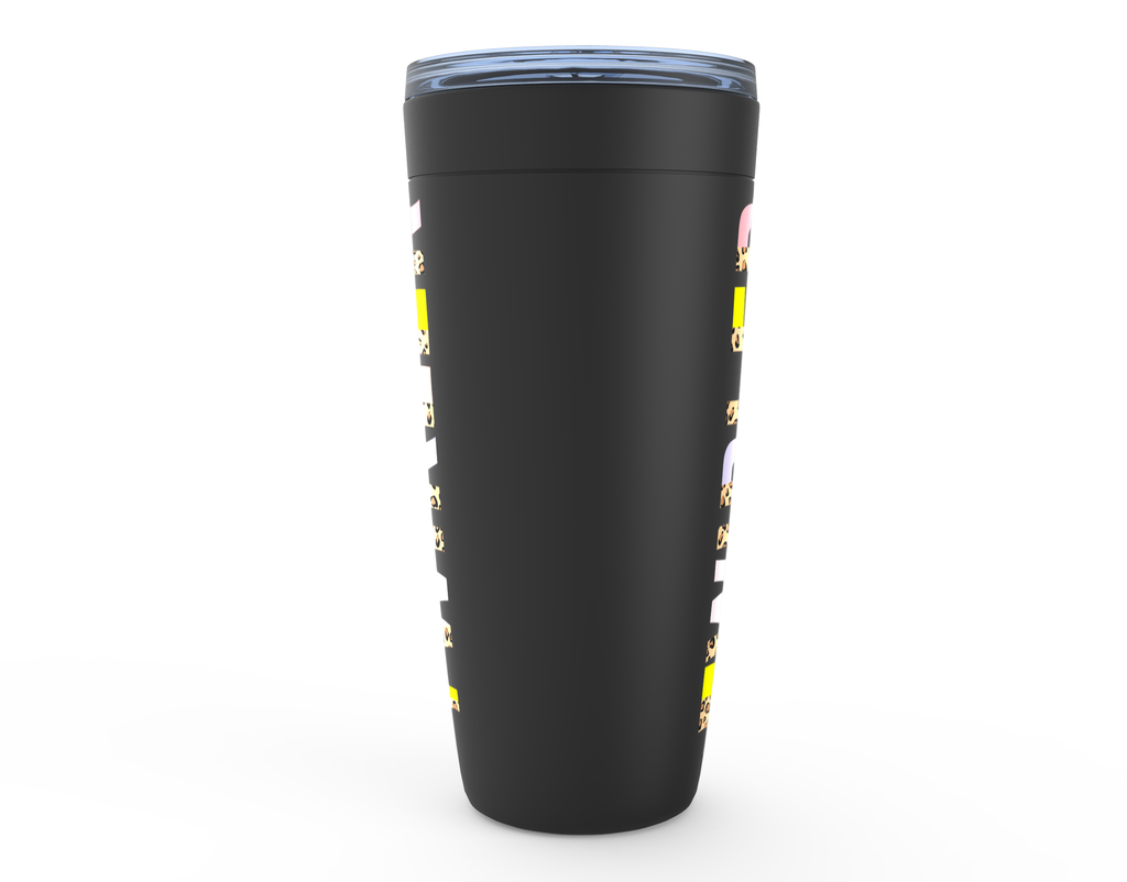 Cheetah Twirler Tumbler - Black