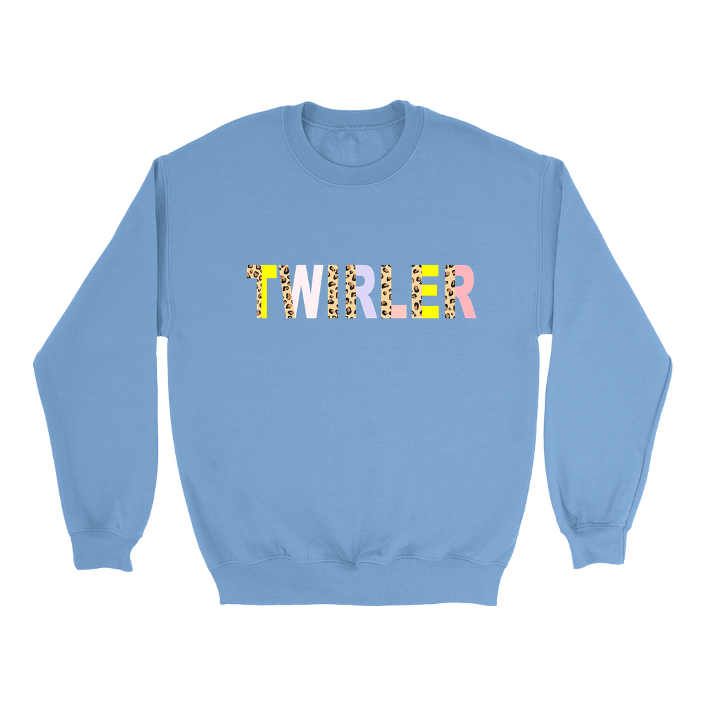 Cheetah Twirler Crewneck Sweatshirt - Adult