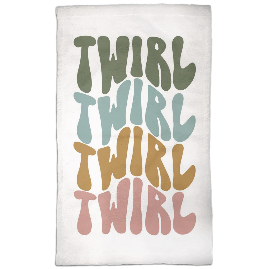 Groovy Twirl Hand Towel