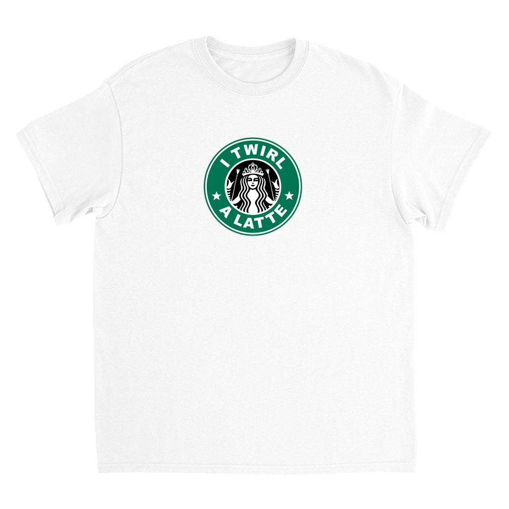 I Twirl a Latte Tee - Youth