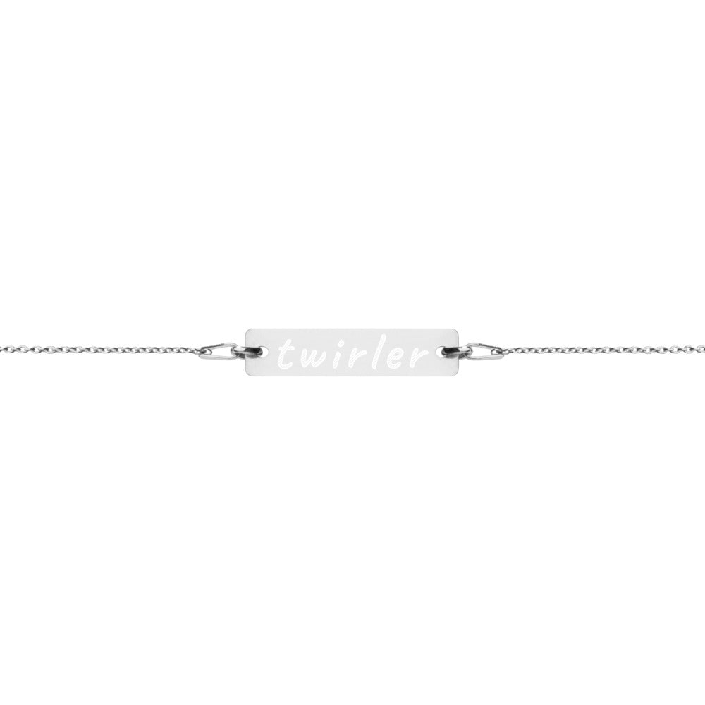 "Twirler" Engraved Bracelet - LIMITED EDITION