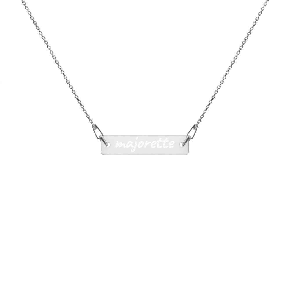 "Majorette" Engraved Necklace - LIMITED EDITION