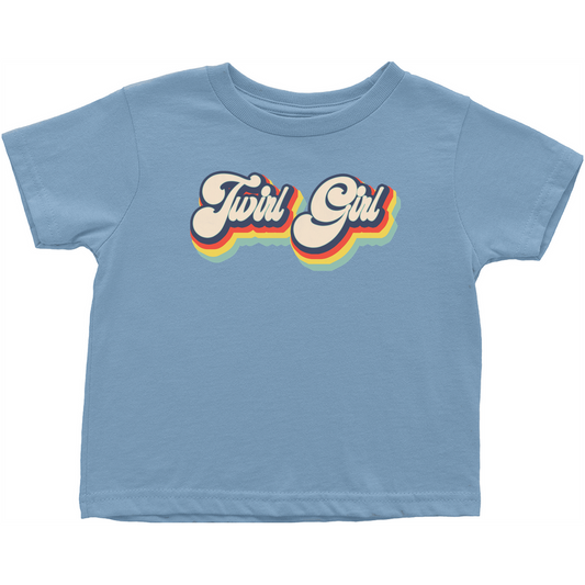 Retro Twirl Girl T-Shirt - Toddler