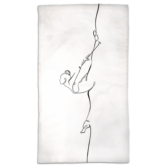 Minimal Twirler Hand Towel