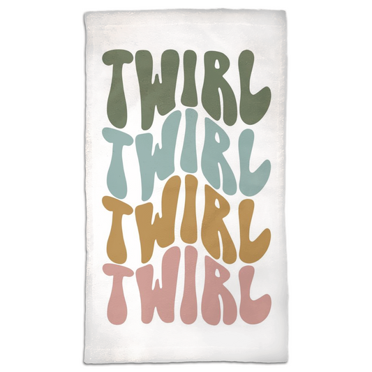 Groovy Twirl Hand Towel