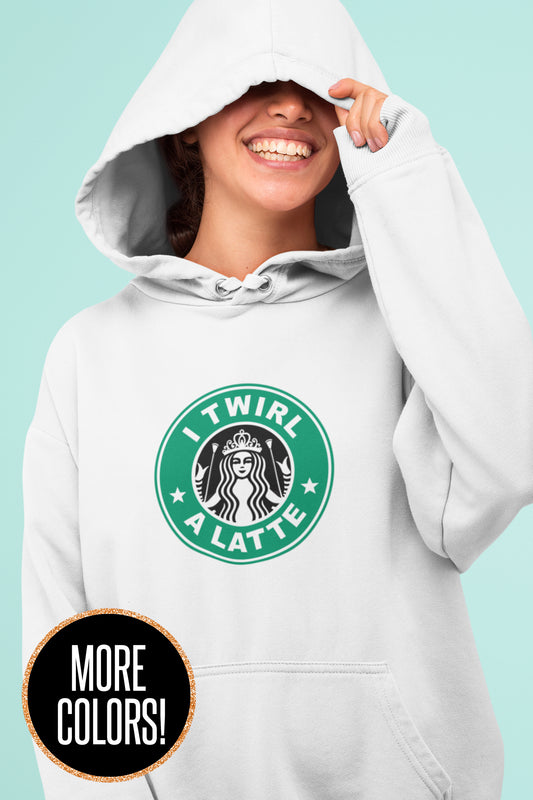 I Twirl a Latte Hoodie - Adult