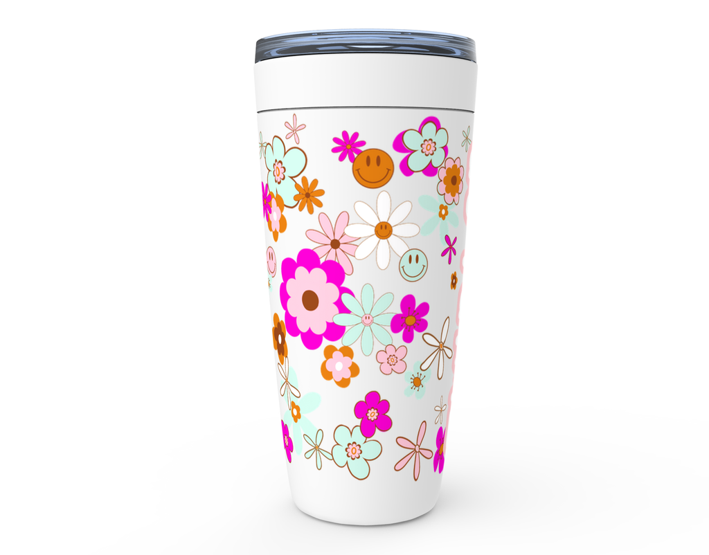 Hippie Twirler Tumbler - White