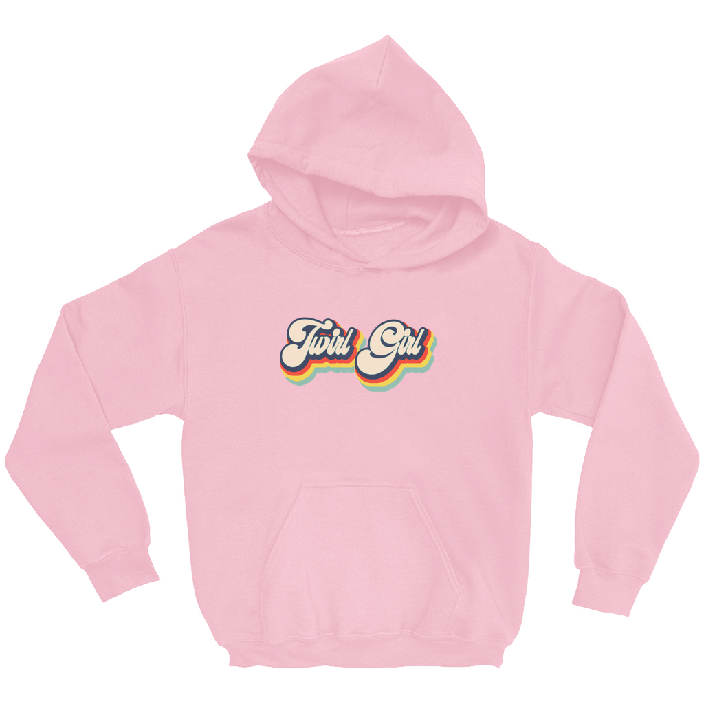 Retro Twirl Girl Hoodie - Youth