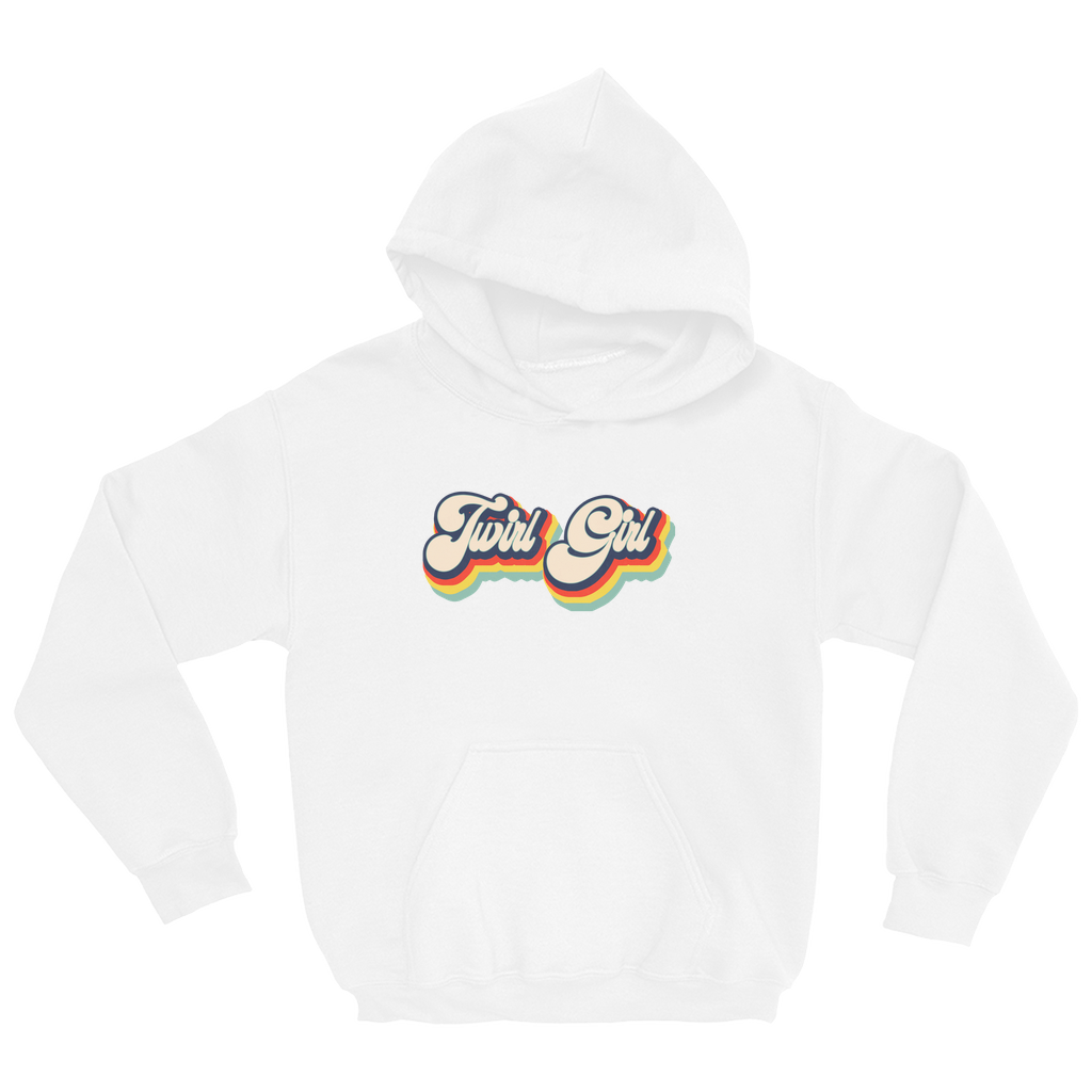 Retro Twirl Girl Hoodie - Youth