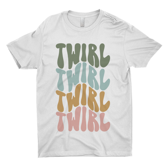 Groovy Twirl Tee - Adult