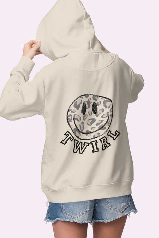 Smiley Twirl Hoodie - Adult